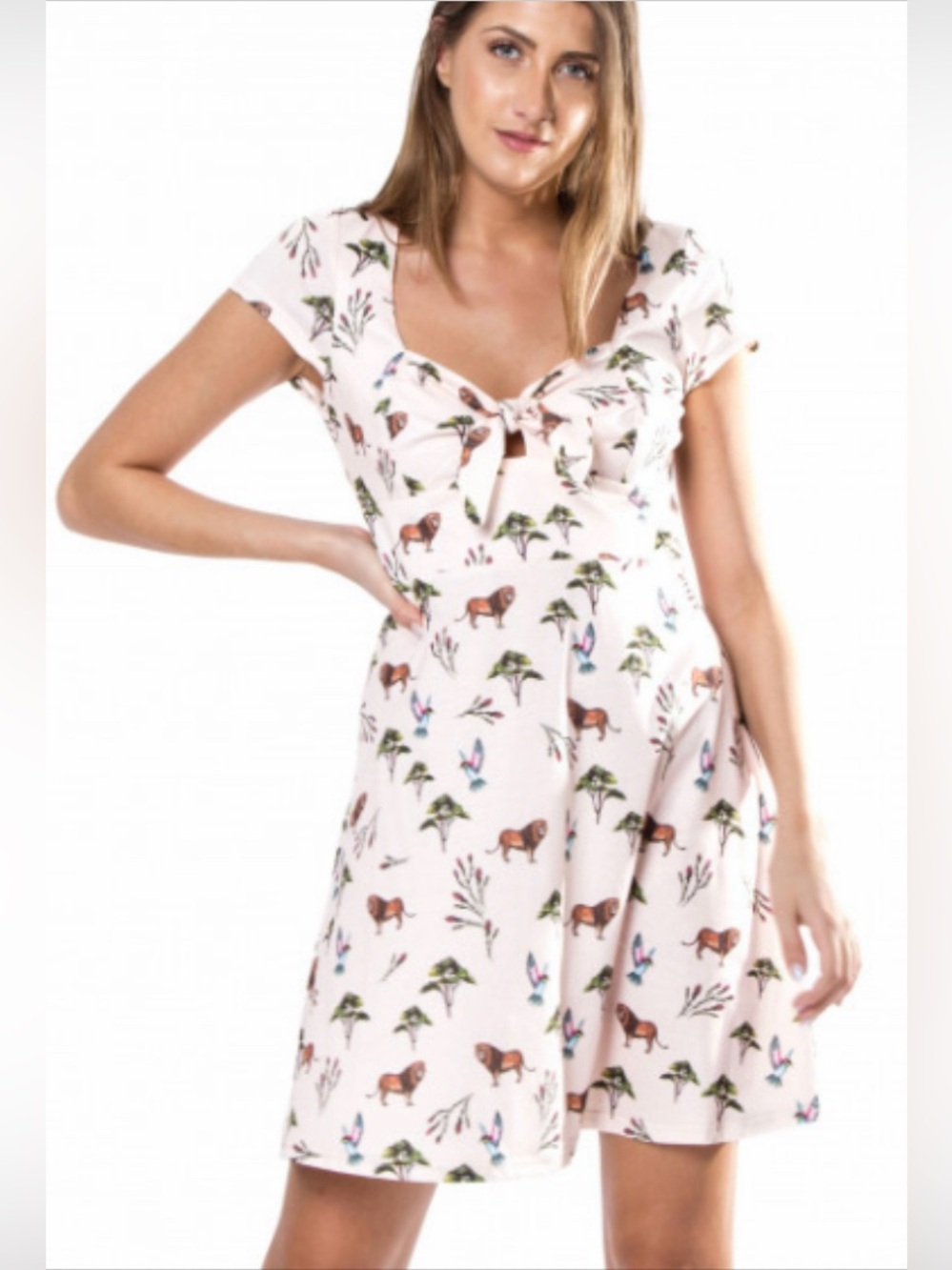 Lili Sidonio By Molly Bracken Savannah Print Dress